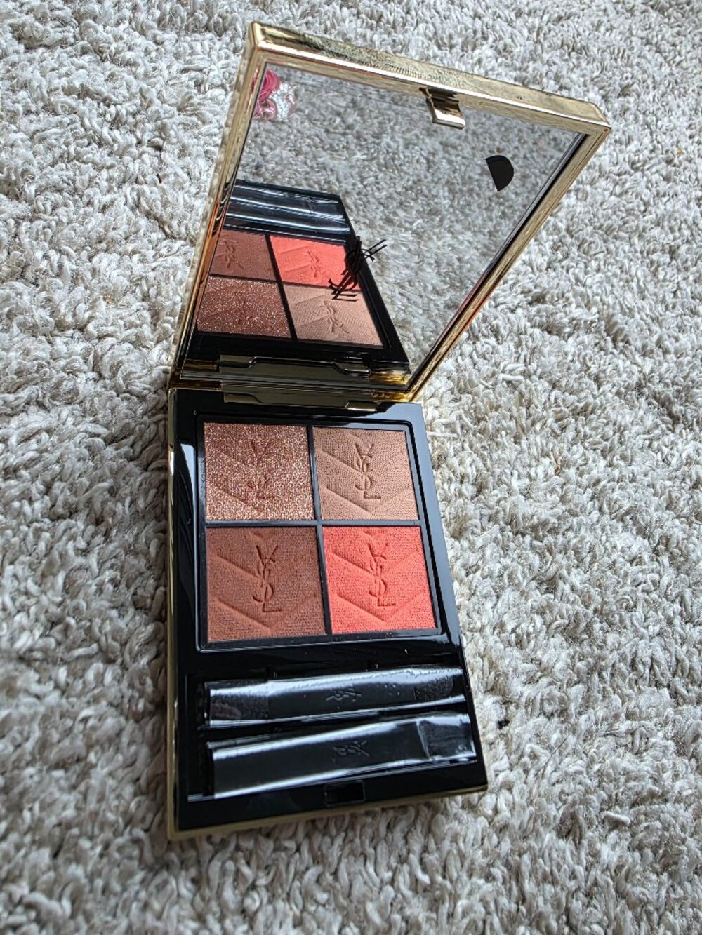 NWT YSL Couture Mini Clutch Eyeshadow Palette 810 Over Orange